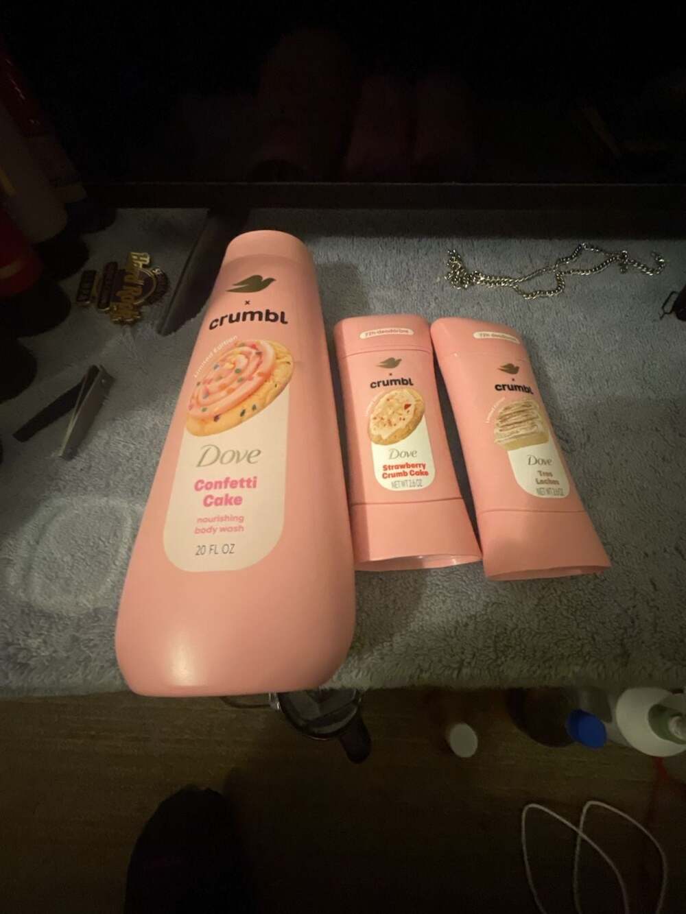 Dove x Crumbl Limited Edition Body Wash and Deodorant Bundle
